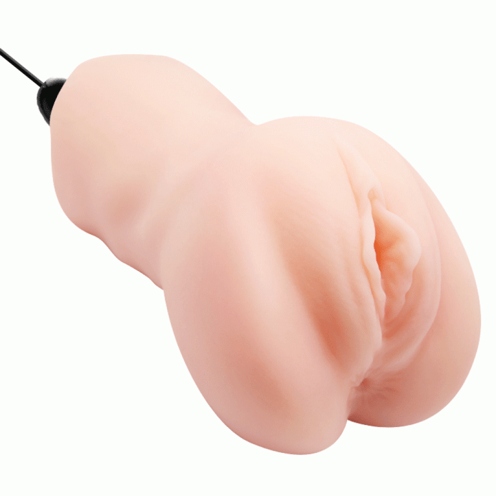 Мастурбаторы вагины - Мастурбатор с вибрацией CRAZY BULL - Realistic Pocket Pussy, BM-009228Z 6