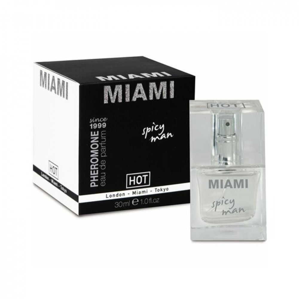 Лубриканты - Мужские духи с феромонами HOT Pheromone Perfume MIAMI men 30 ml