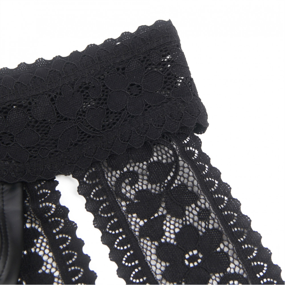 Разное - Мужские трусы открытые Star Night с кружевом, черные, M 6