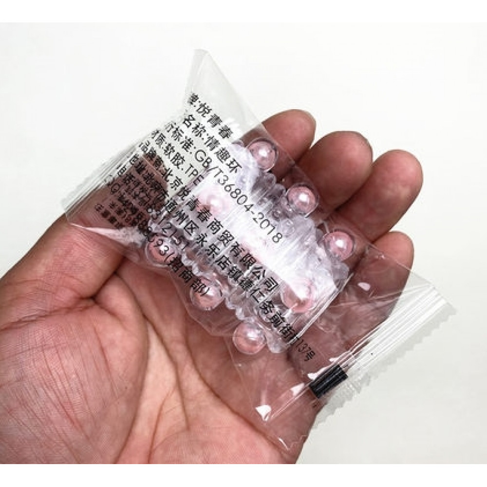 Разное - Насадка стимулирующая AR028-05 Light pink, ( 1 шт ) 3