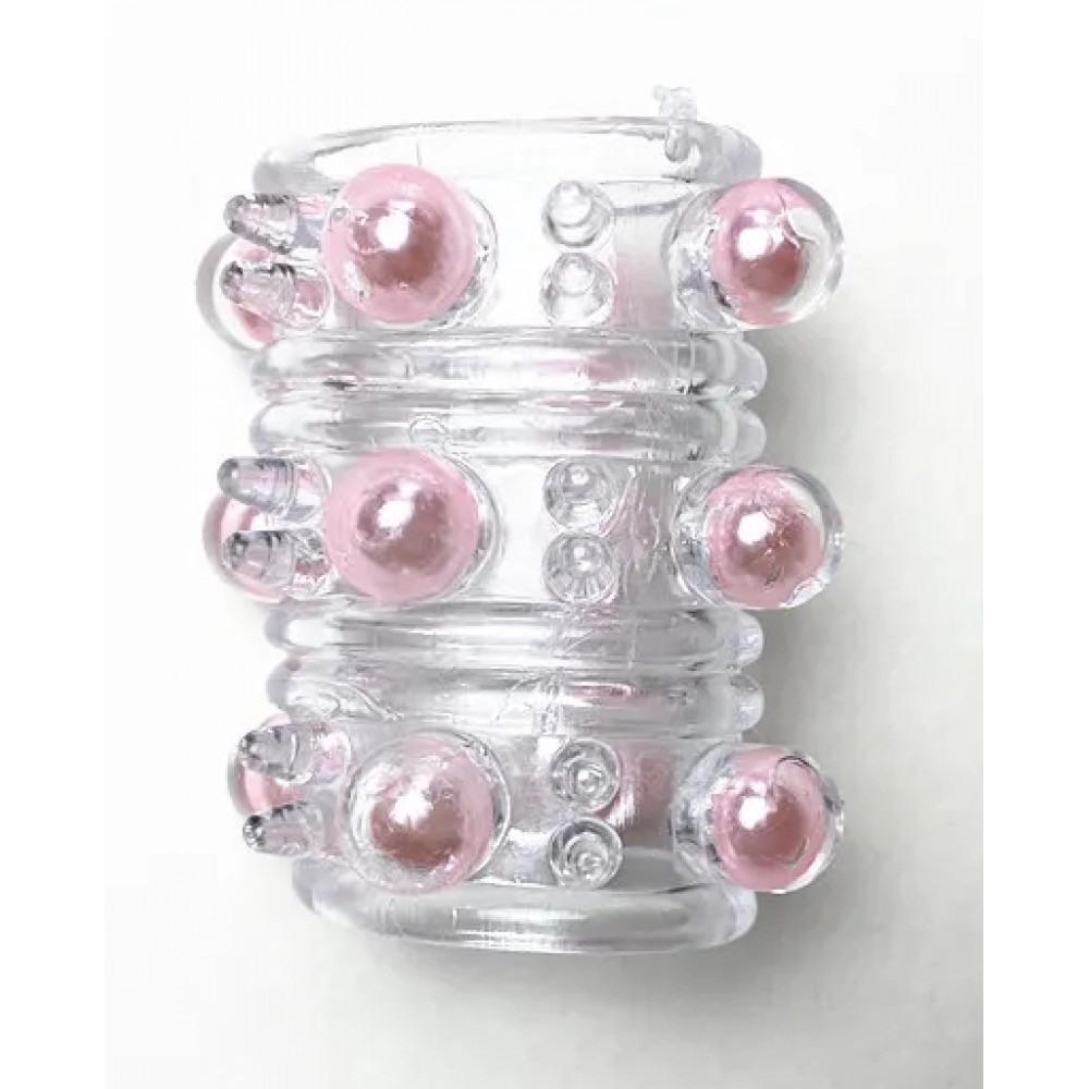 Разное - Насадка стимулирующая AR028-05 Light pink, ( 1 шт )