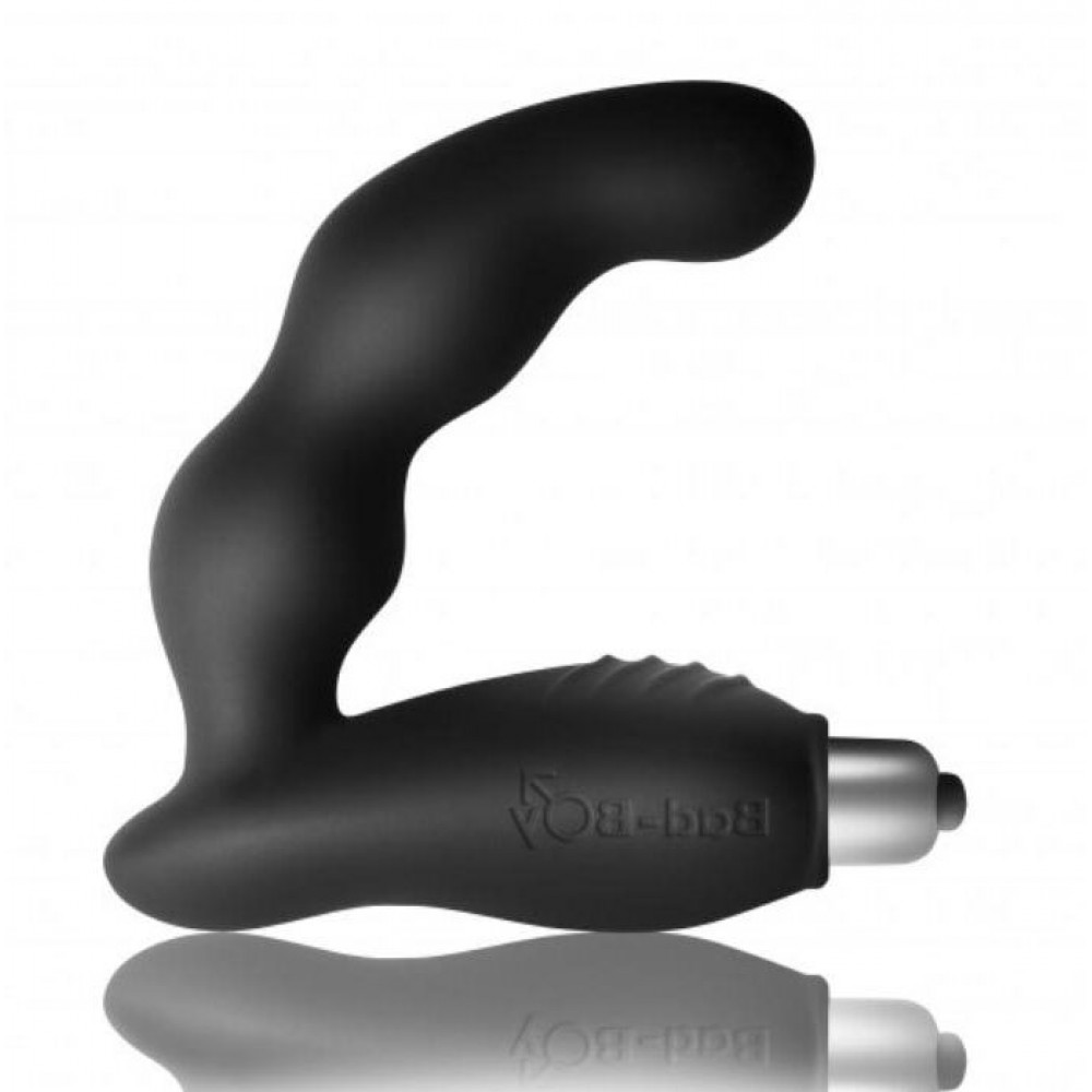 Массажеры простаты - Вибромассажер простаты Rocks Off Bad-Boy Black, массаж промежности, макс. диаметр 4 см