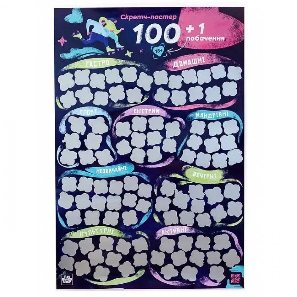 Эротические игры - Скретч постер Fun Games