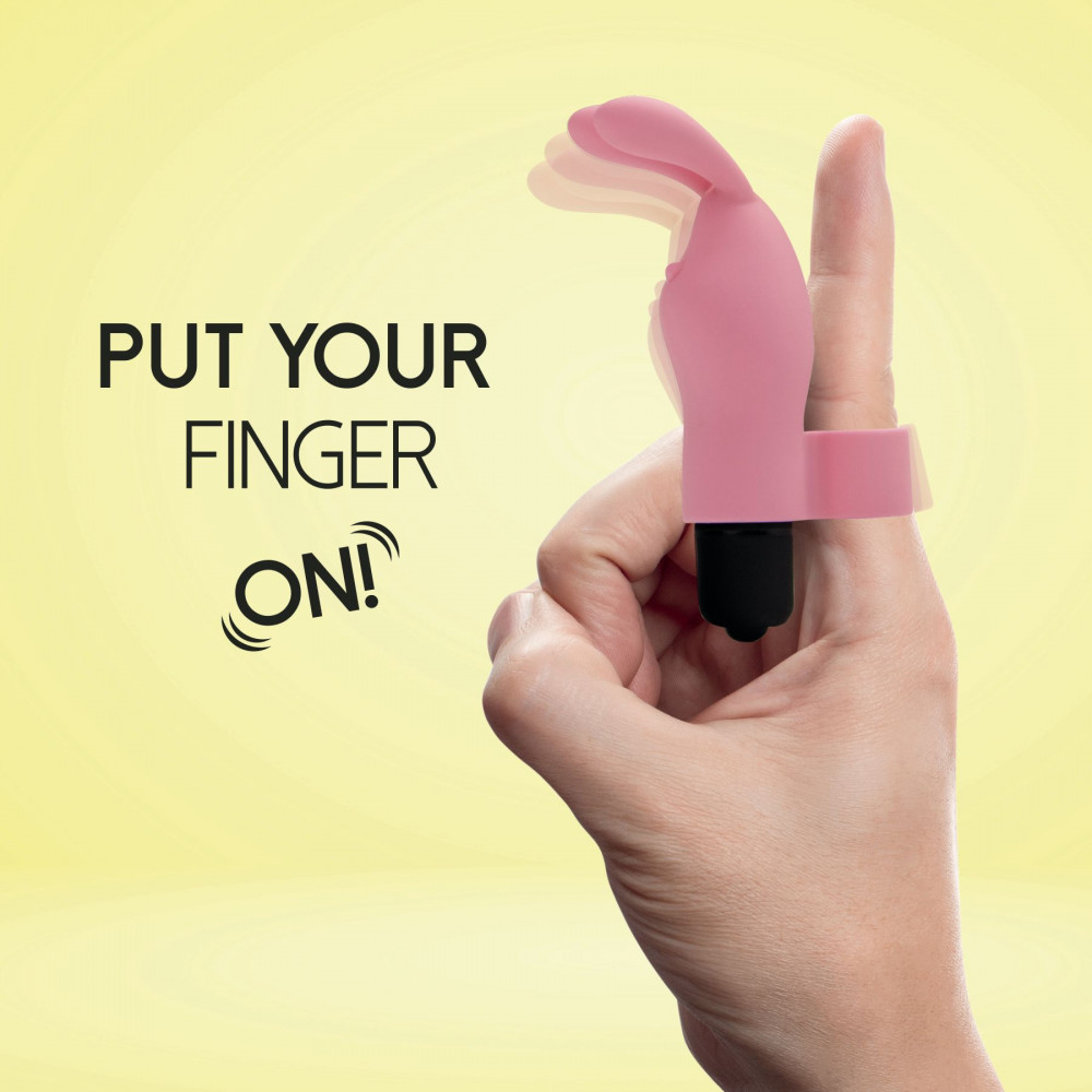 Мини вибраторы - Вибратор на палец FeelzToys Magic Finger Vibrator Pink 4