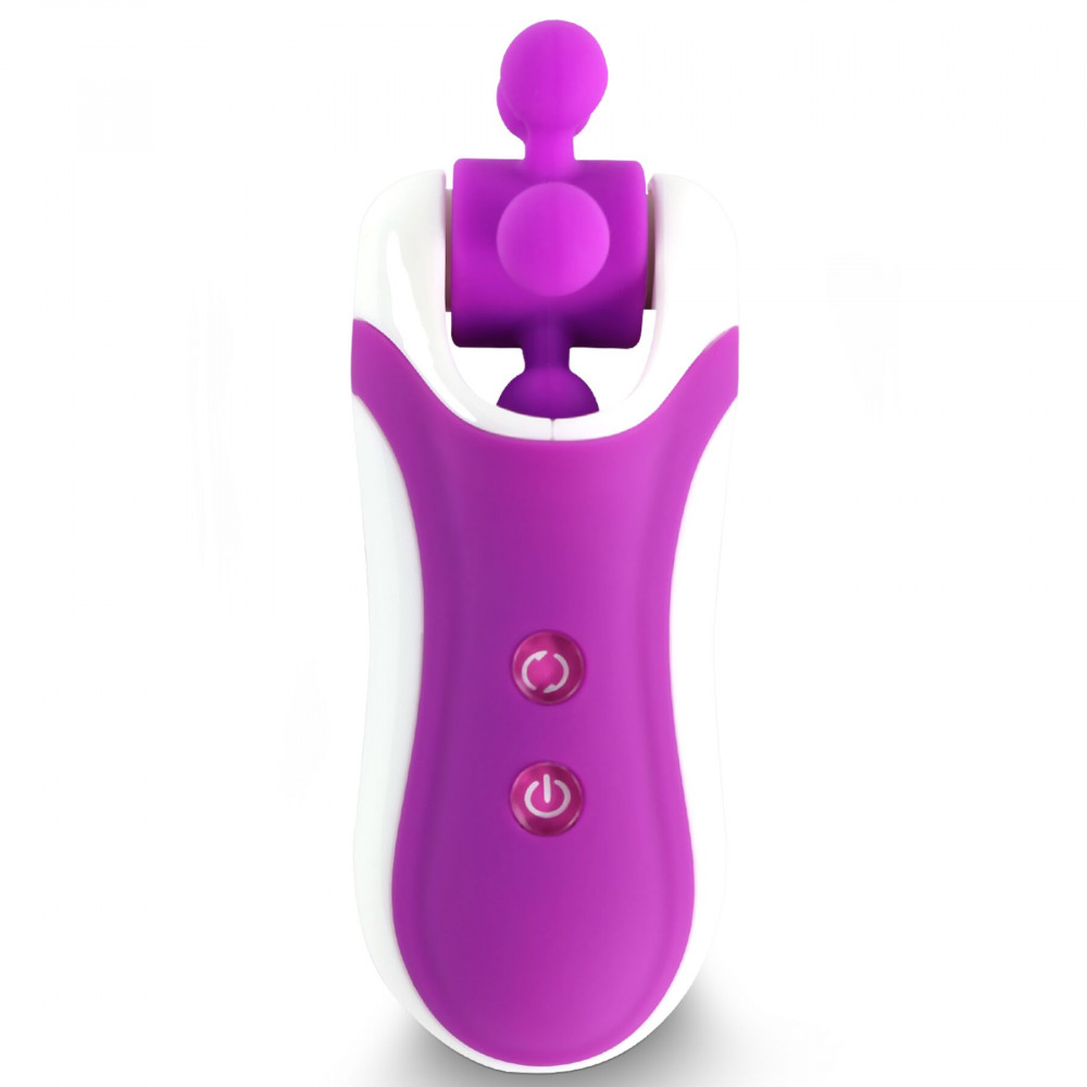 Клиторальный вибратор - Стимулятор с имитацией оральных ласк FeelzToys - Clitella Oral Clitoral Stimulator Purple 6