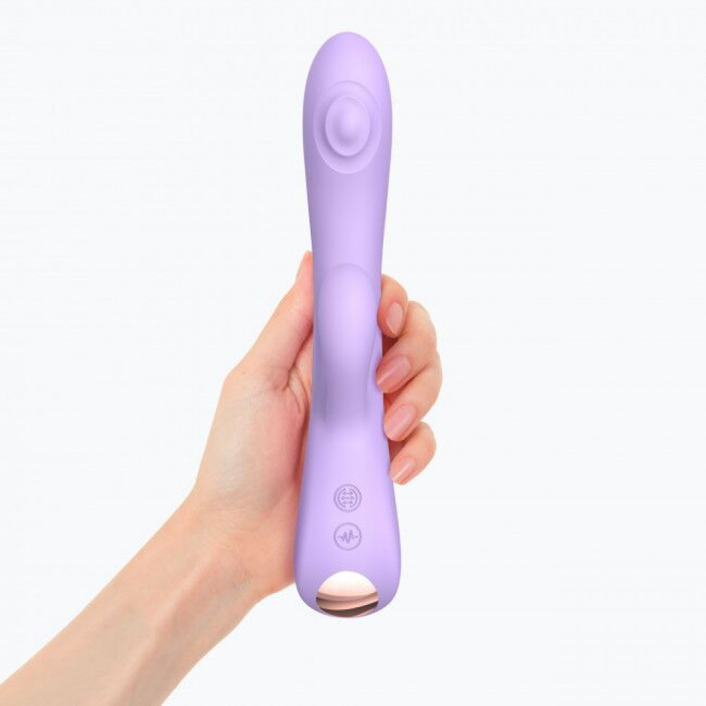 Вибратор-кролик - Вибратор-кролик с точечным массажем точки G - Love To Love Bunny&Clyde - Viva Mauve 4