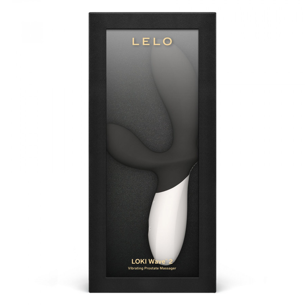 Вибратор-кролик - Массажер простаты LELO Loki Wave 2 Black, 2 мотора, манящее движение + вибрация 2