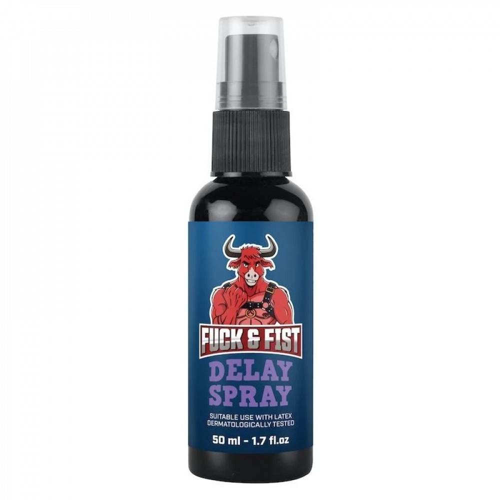 Пролонгаторы и смазки - Спрей пролонгатор Fuck & Fist Delay Spray для отсрочки эякуляции, 50 мл