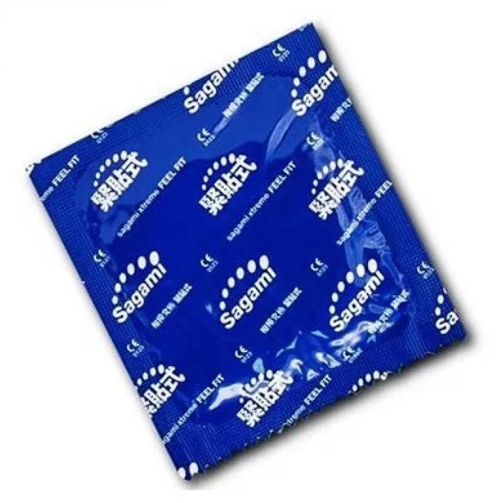 Презервативы - Супертонкие латексные презервативы Sagami Xtreme Feel Fit 3 шт 1