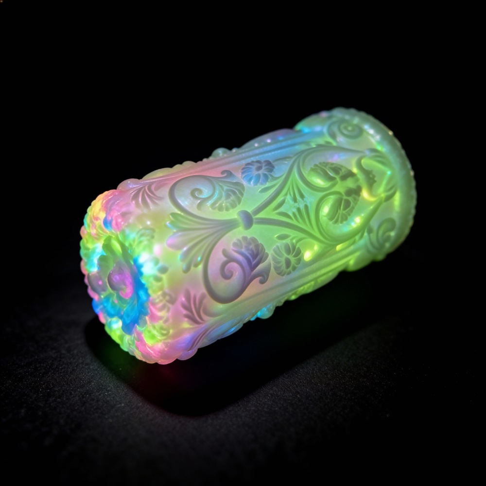  - Свічка низькотемпературна люмінесцентна рельєфна GlowKink VIP-концентрація, різнокольорова, 233 г 7