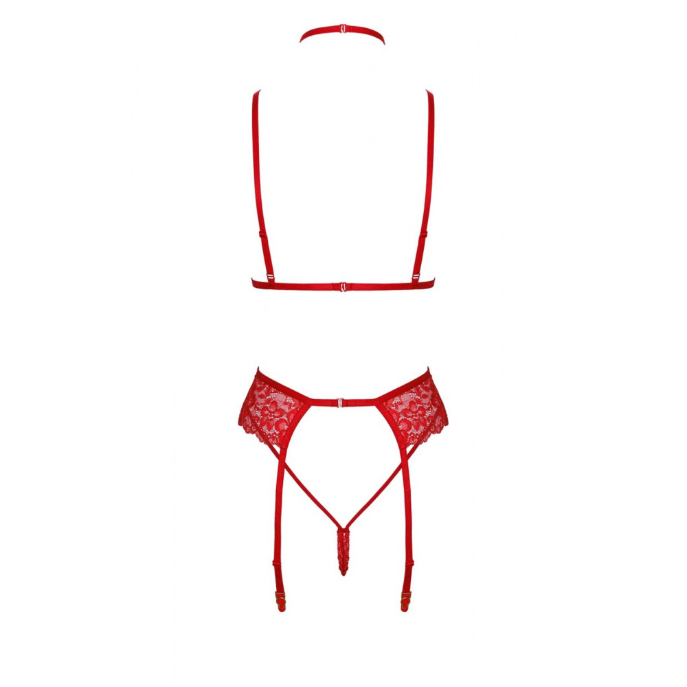 Еротичні комплекти - Комплект Kissable Bondage Kiss Set Red S/M 8