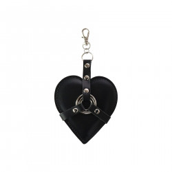 Брелок на карабине для ключей Art of Sex Heart Angel, Черный