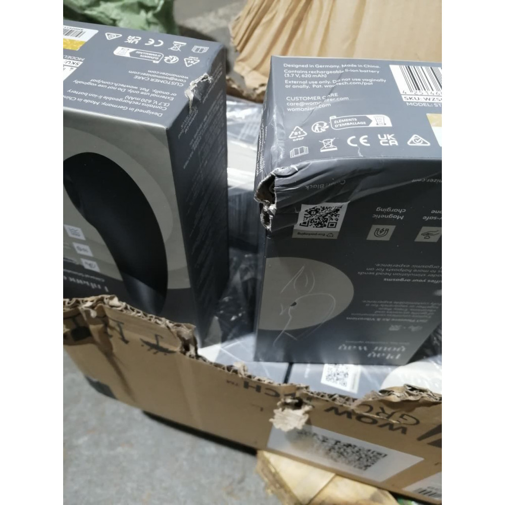 Секс игрушки - Вакуумный клиторальный стимулятор Womanizer Enhance Black (мятая упаковка!!!) 1