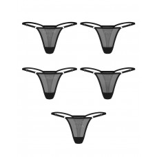 Набір трусиків Obsessive Violami 5-pack thong S/M