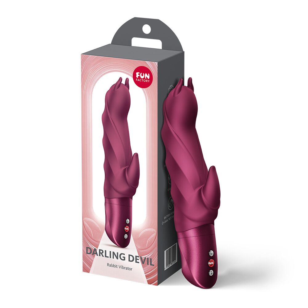 Класичний вібратор - Вібратор Fun Factory Darling Devil Wine Red 2