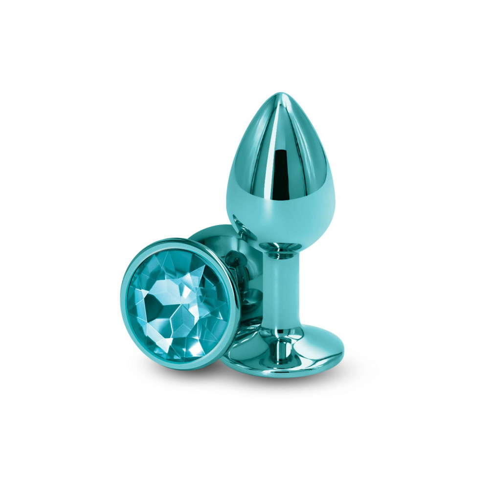 Анальные игрушки без вибрации - Анальная пробка NS Novelties Rear Assets - Small - Teal
