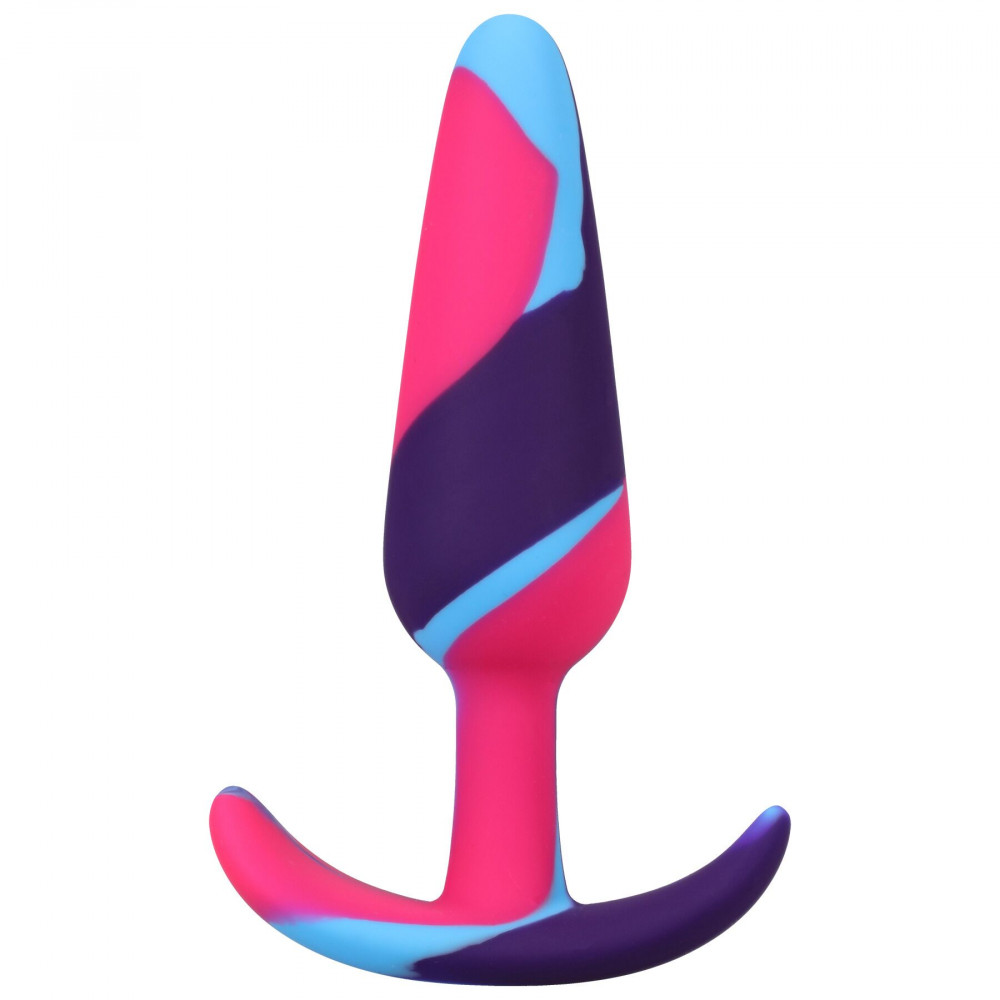 Анальні іграшки - Набір анальних пробок Doc Johnson Mood Naughty 1 Kaleidoscope Trainer Set 3