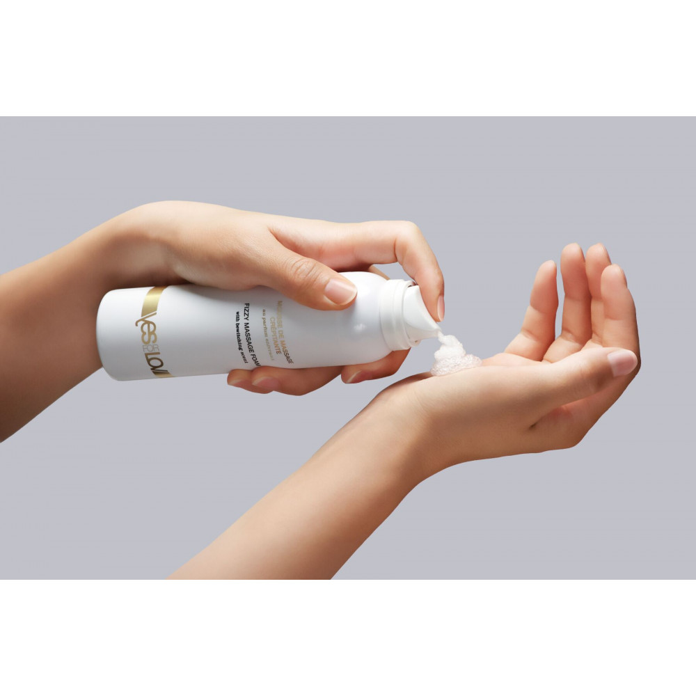 Для массажа - Массажная пена YESforLOV FIZZY MASSAGE FOAM with bewitching scent 150 мл 3