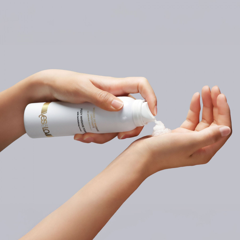 Для массажа - Массажная пена YESforLOV FIZZY MASSAGE FOAM with bewitching scent 150 мл 4