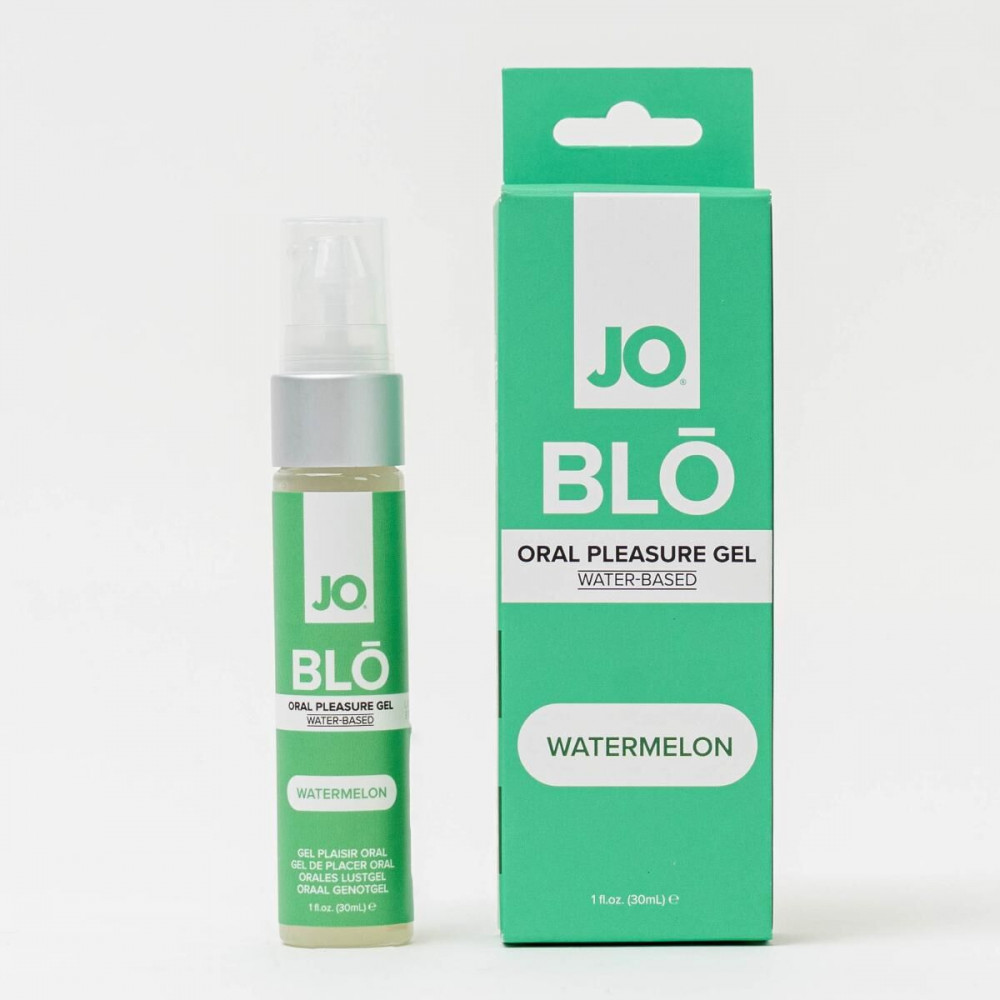 Оральні змазки - Гель для оральних пестощів JO - BLO - Watermelon 30 мл 2