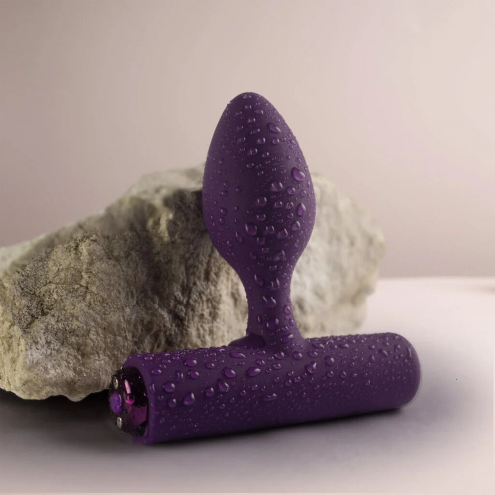Анальные игрушки с вибрацией - Анальная вибропробка Rocks Off NOVA Solaris Purple 5