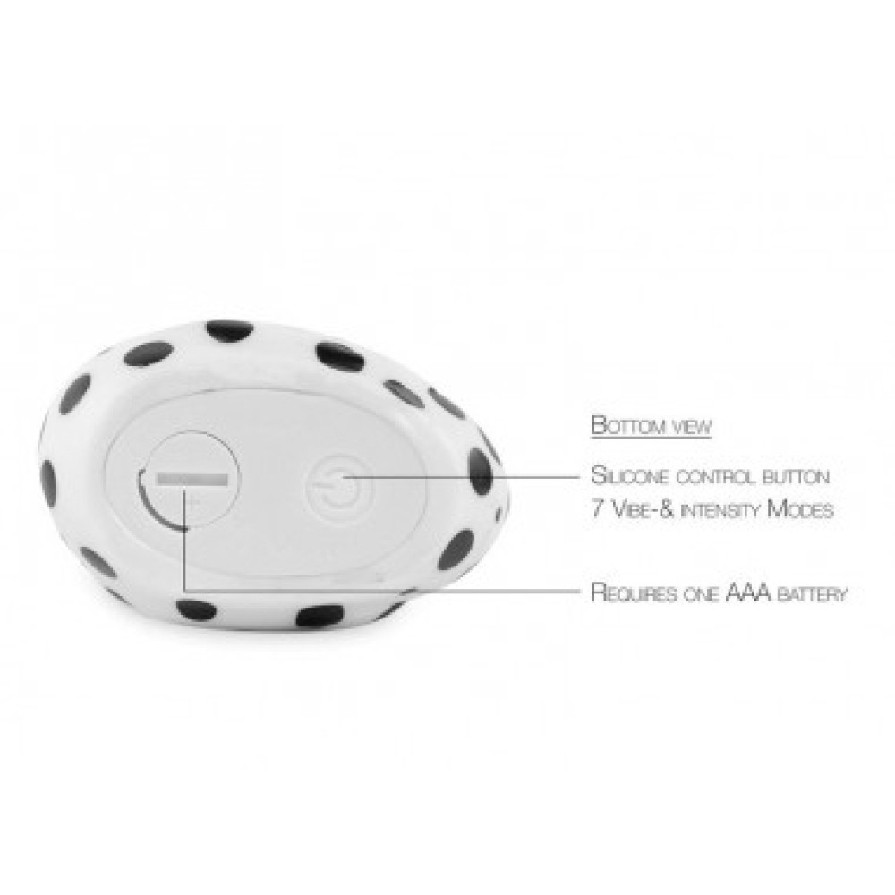 Вибропули и мини-вибраторы - Уточка вибратор I Rub My Duckie белая в черный горох 3