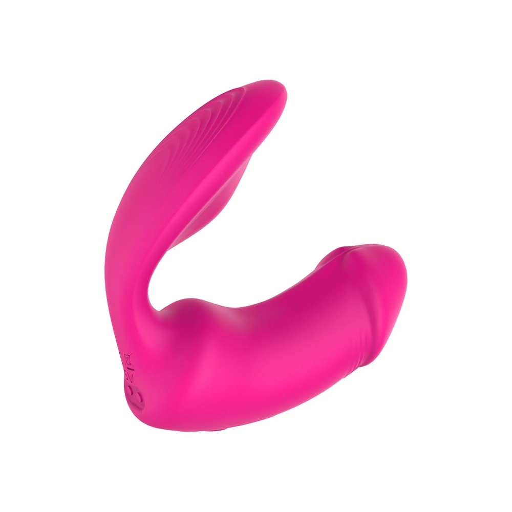 Вибратор-кролик - Вагинально-клиторальный вибратор Dream Toys Essentials с пультом, розовый, 9 × 3 см 19