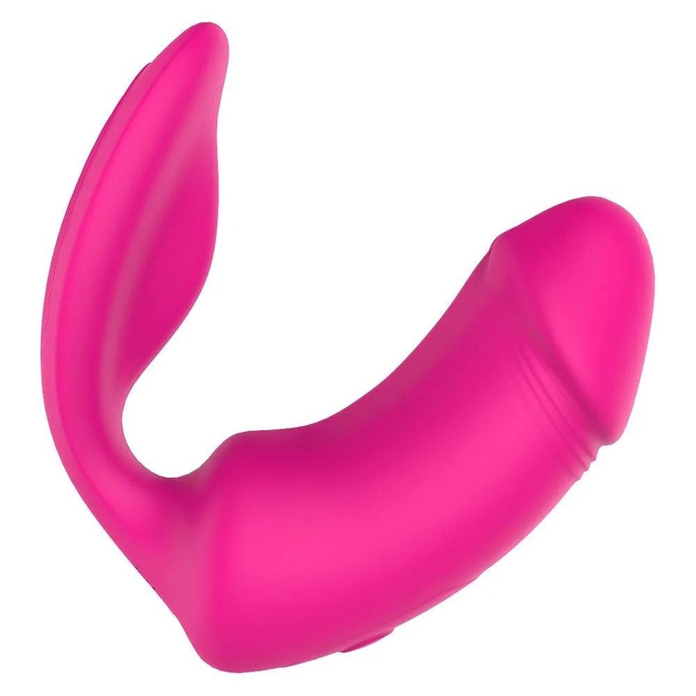 Вибратор-кролик - Вагинально-клиторальный вибратор Dream Toys Essentials с пультом, розовый, 9 × 3 см 21