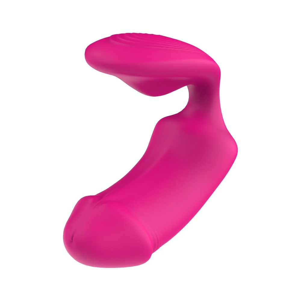 Вибратор-кролик - Вагинально-клиторальный вибратор Dream Toys Essentials с пультом, розовый, 9 × 3 см 13