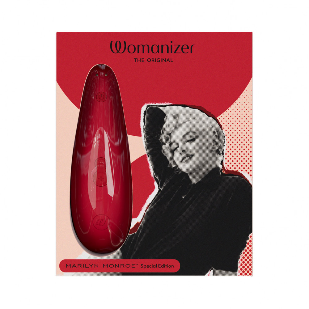 Вибраторы вакуумные - Вакуумный стимулятор клитора Womanizer Marilyn Monroe Vivid Red 21