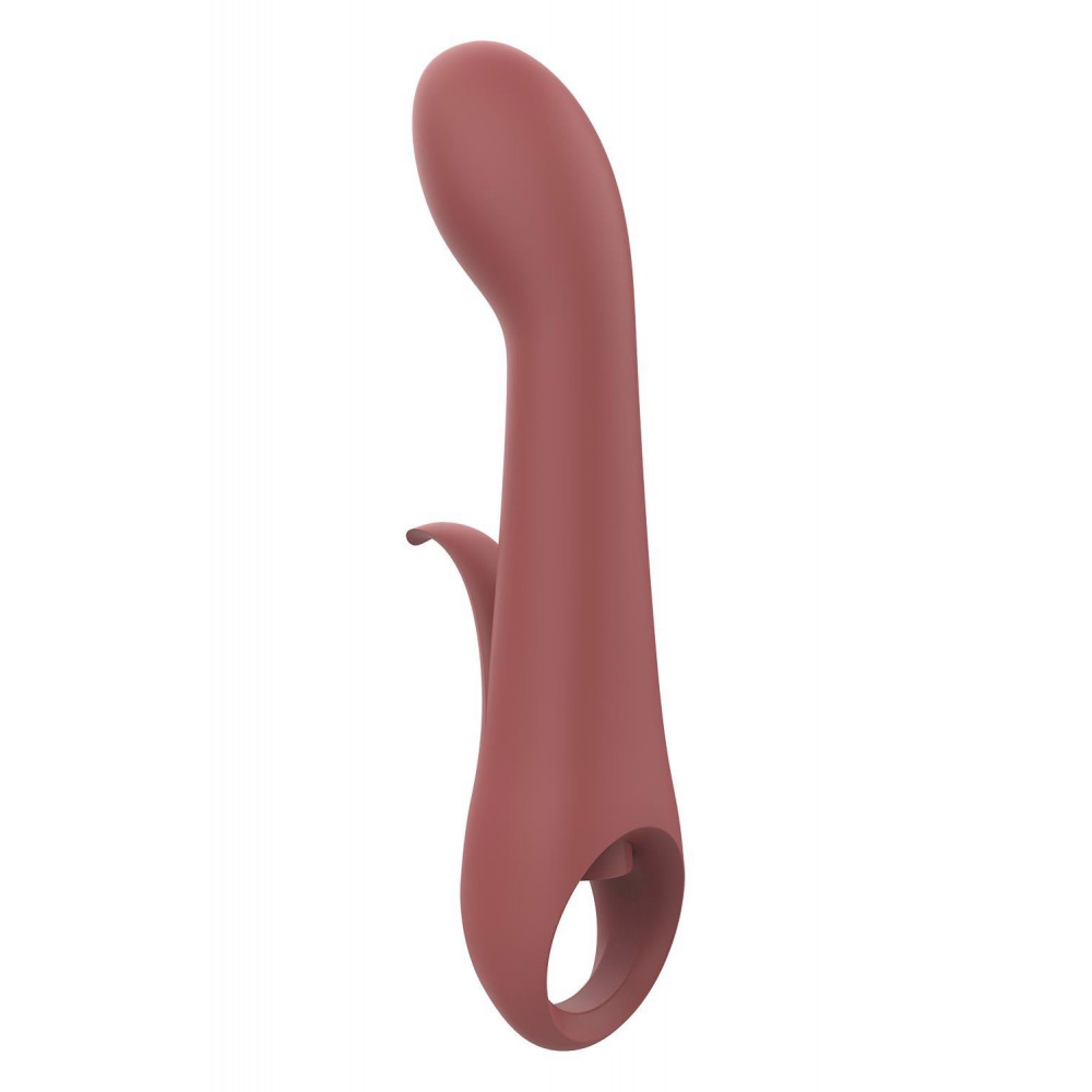  - Вибратор Dream Toys Nude Sierra для точки G, коричневый 2
