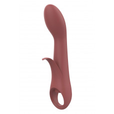 Вибратор Dream Toys Nude Sierra для точки G, коричневый
