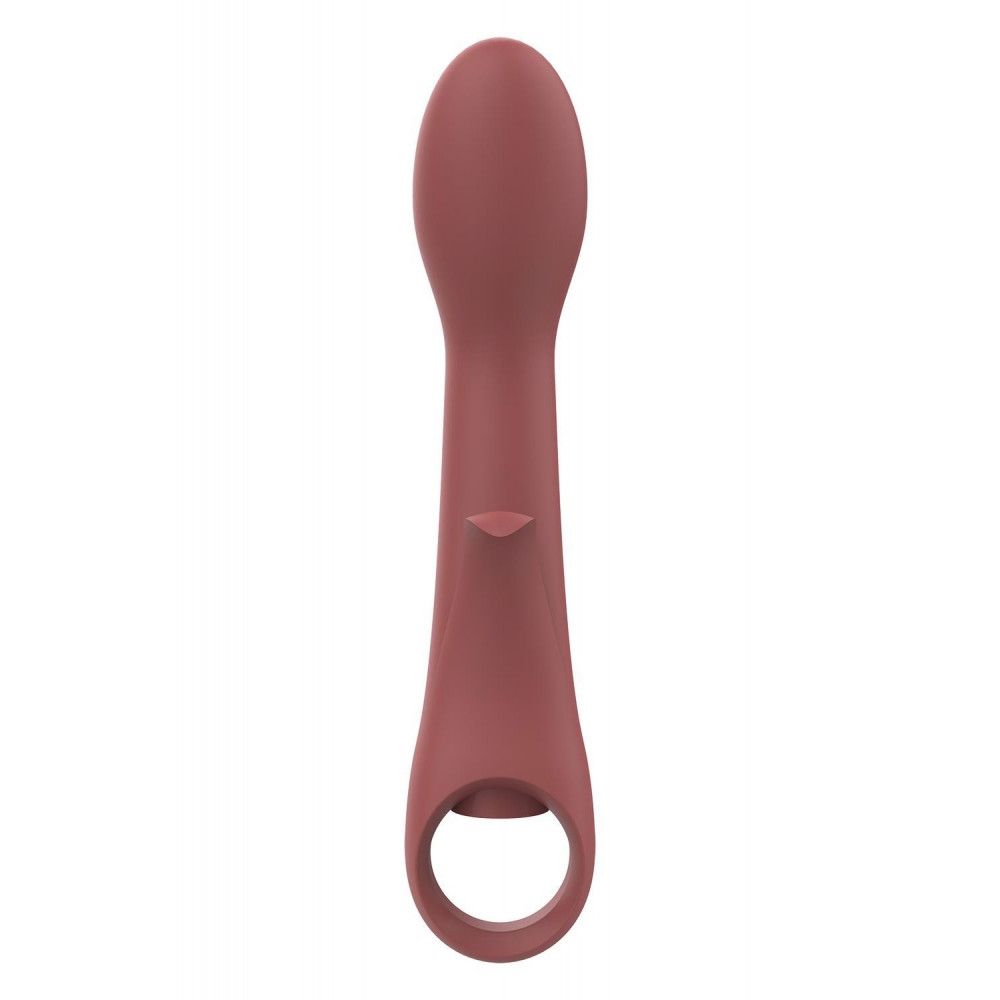  - Вибратор Dream Toys Nude Sierra для точки G, коричневый 3