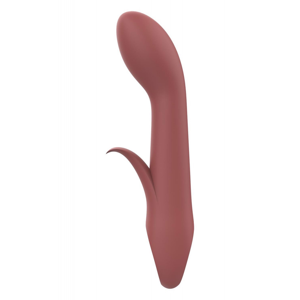  - Вибратор Dream Toys Nude Sierra для точки G, коричневый 1
