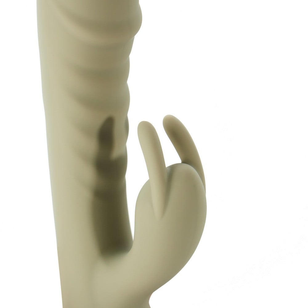 Різне - Вібратор-кролик Sweet Em Velvet Lure, 3 режими вібрації + 10 режимів у відростка, зелений 3