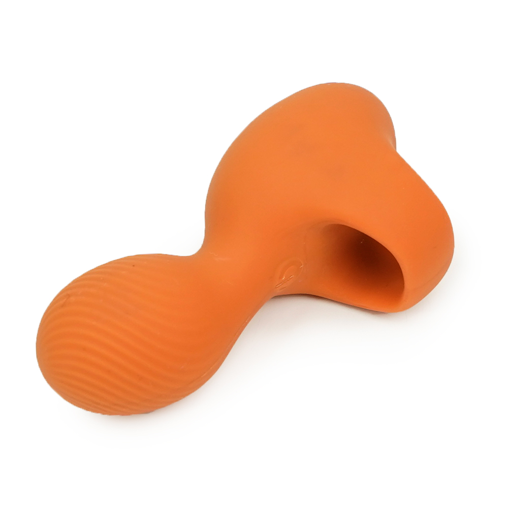 Вібропулі та міні-вібратори - Вібратор на палець Sweet Em, помаранчевий 1