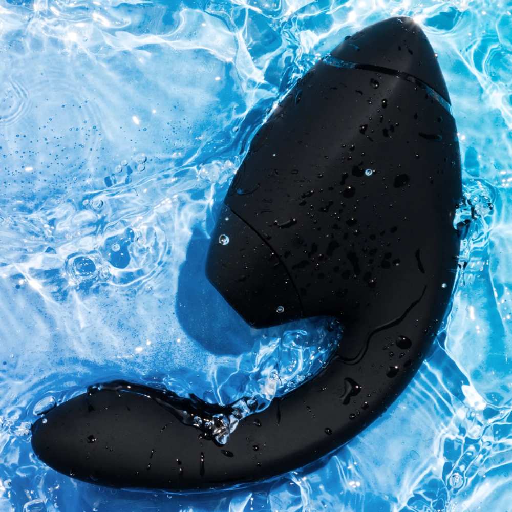 Вакуумний вібратор - Вібратор-стимулятор вакуумний Womanizer Next Duo Black для точки G, чорний 31