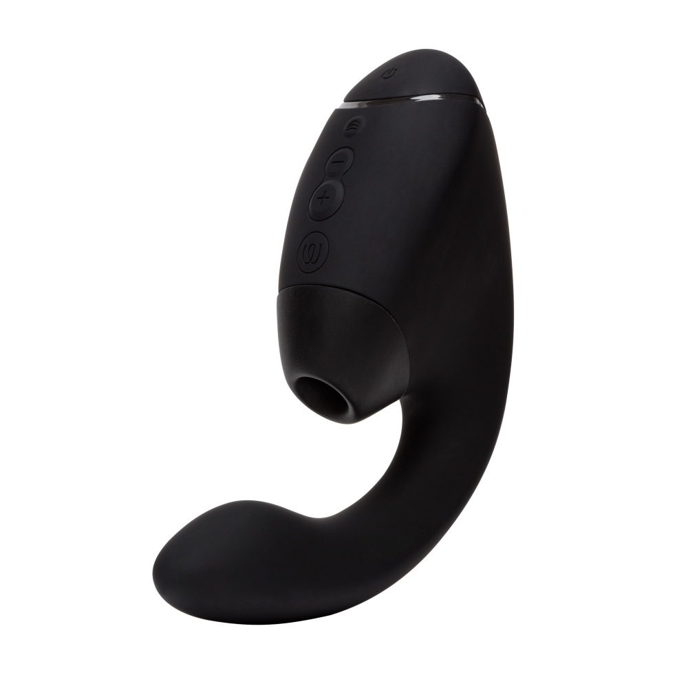 Вакуумний вібратор - Вібратор-стимулятор вакуумний Womanizer Next Duo Black для точки G, чорний 4