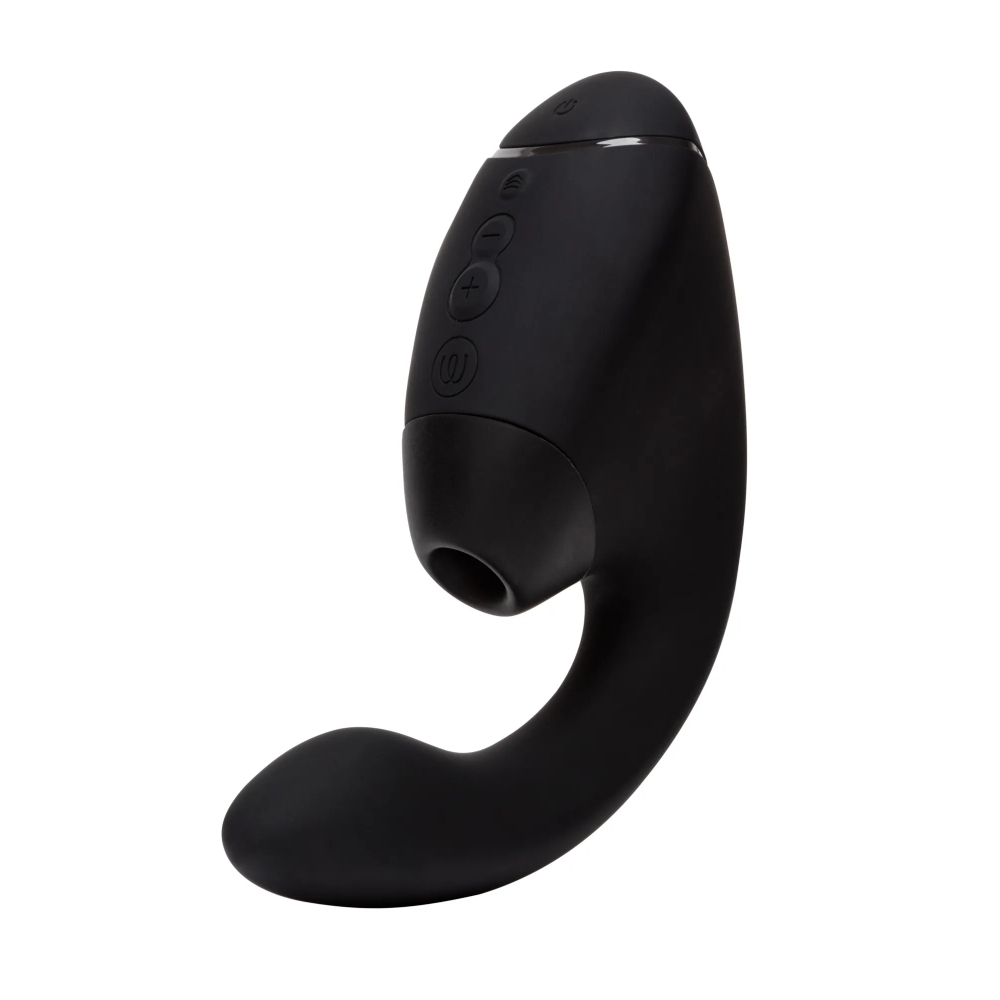 Вакуумний вібратор - Вібратор-стимулятор вакуумний Womanizer Next Duo Black для точки G, чорний 24
