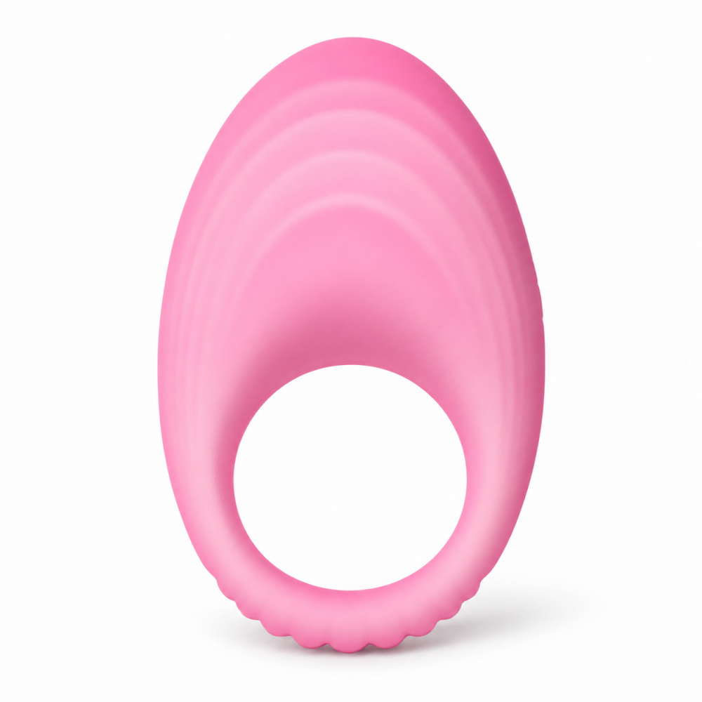  - Віброкільце з керуванням через додаток UNIVIBE Halo Rose, рожеве, 8,57 × 5,65 × 3,79 см