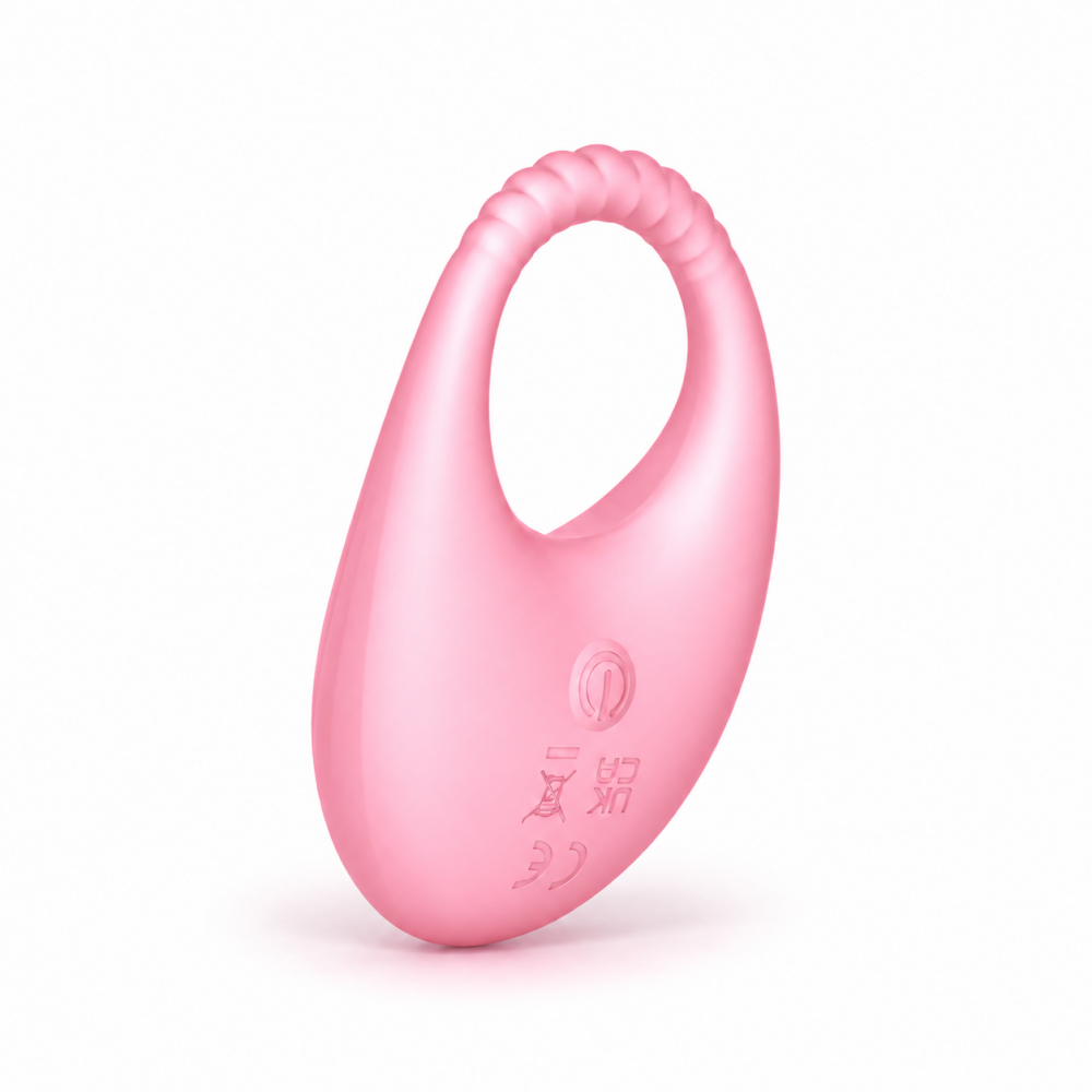  - Віброкільце з керуванням через додаток UNIVIBE Halo Rose, рожеве, 8,57 × 5,65 × 3,79 см 3