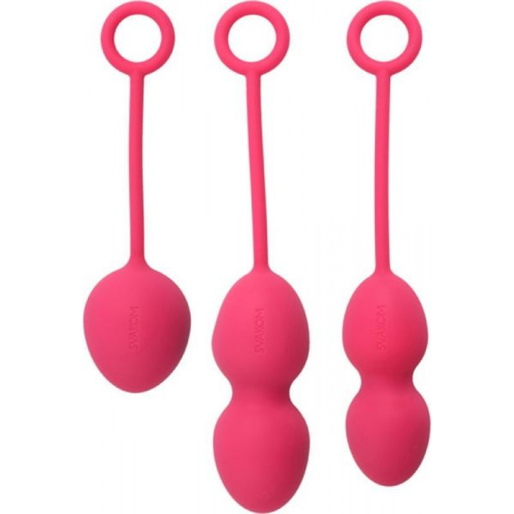 Вагинальные шарики - Набор вагинальных шариков Nova Ball — Svakom, розовые 2
