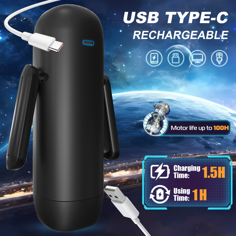 - Мастурбатор керований смартфоном з вібрацією і функцією всмоктування Foxshow M510 APP, WYS-M510 APP 9