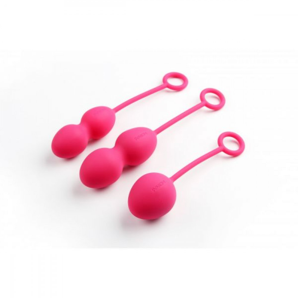 Вагинальные шарики - Набор вагинальных шариков Nova Ball — Svakom, розовые 4