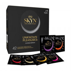 Безлатексные премиум-презервативы SKYN Unknown Pleasures 42 шт, 6 разных видов (мятая упаковка!!!)