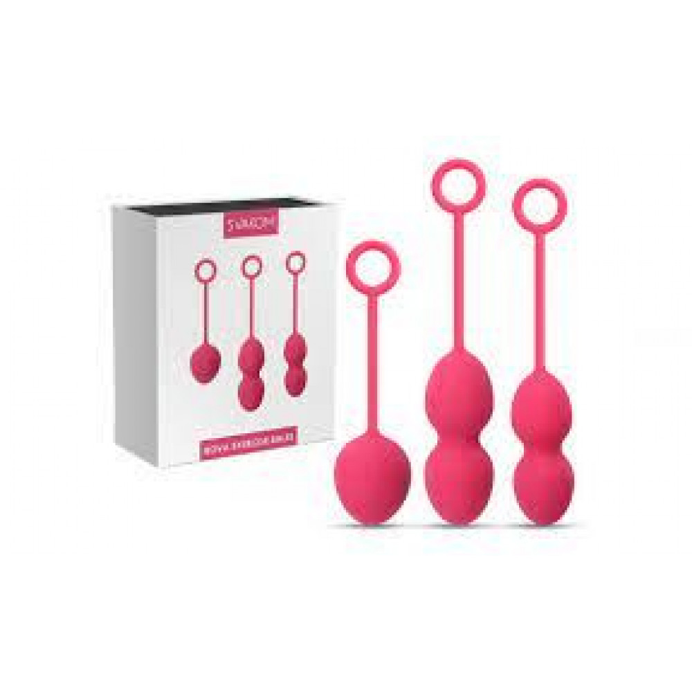 Вагинальные шарики - Набор вагинальных шариков Nova Ball — Svakom, розовые 1
