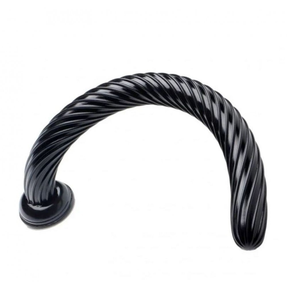 Різне - Анальний плаг для фістингу Ribbed Anal Snake 48,2 см