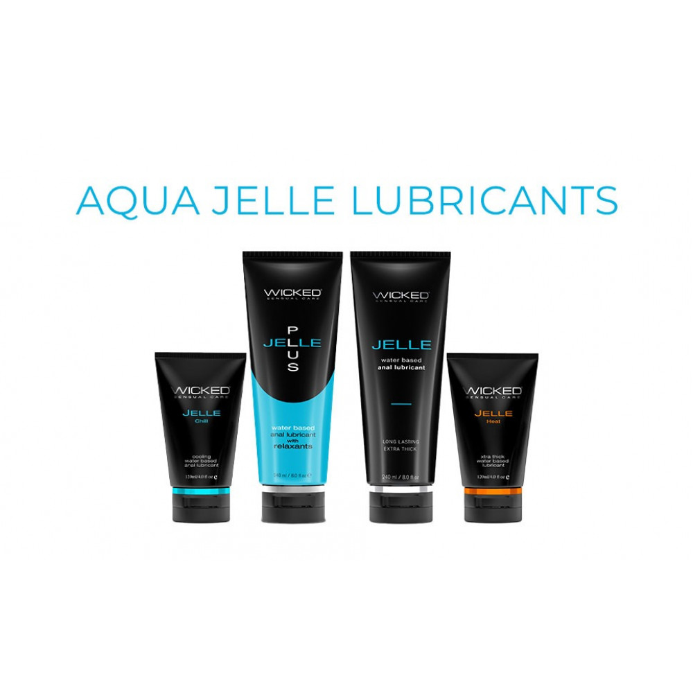 Анальные смазки - Анальный лубрикант WICKED JELLE на водной основе, 240 мл 3