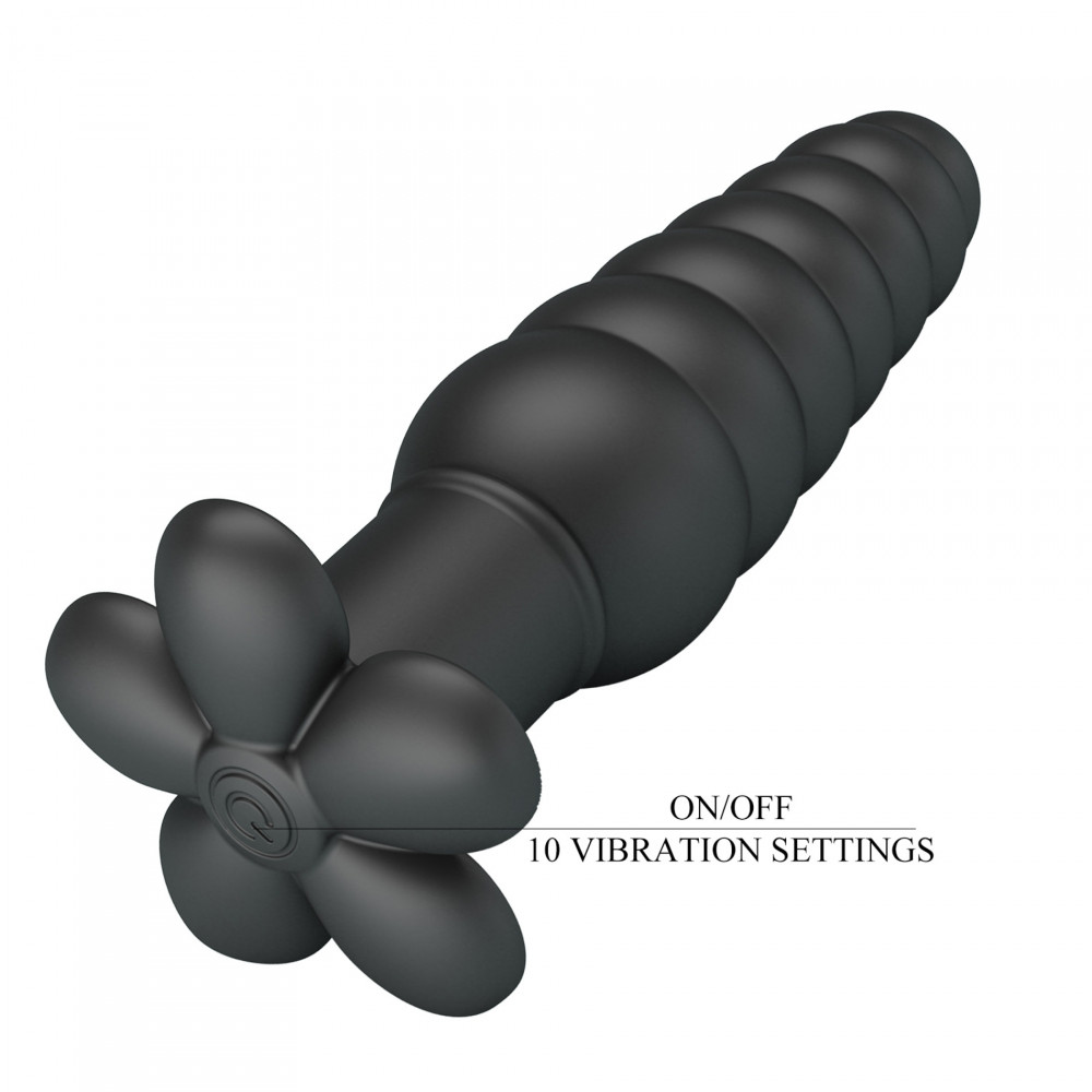  - Анальний вібратор Pretty Love - Imron Vibrating Anal Plug, BI-040203 7