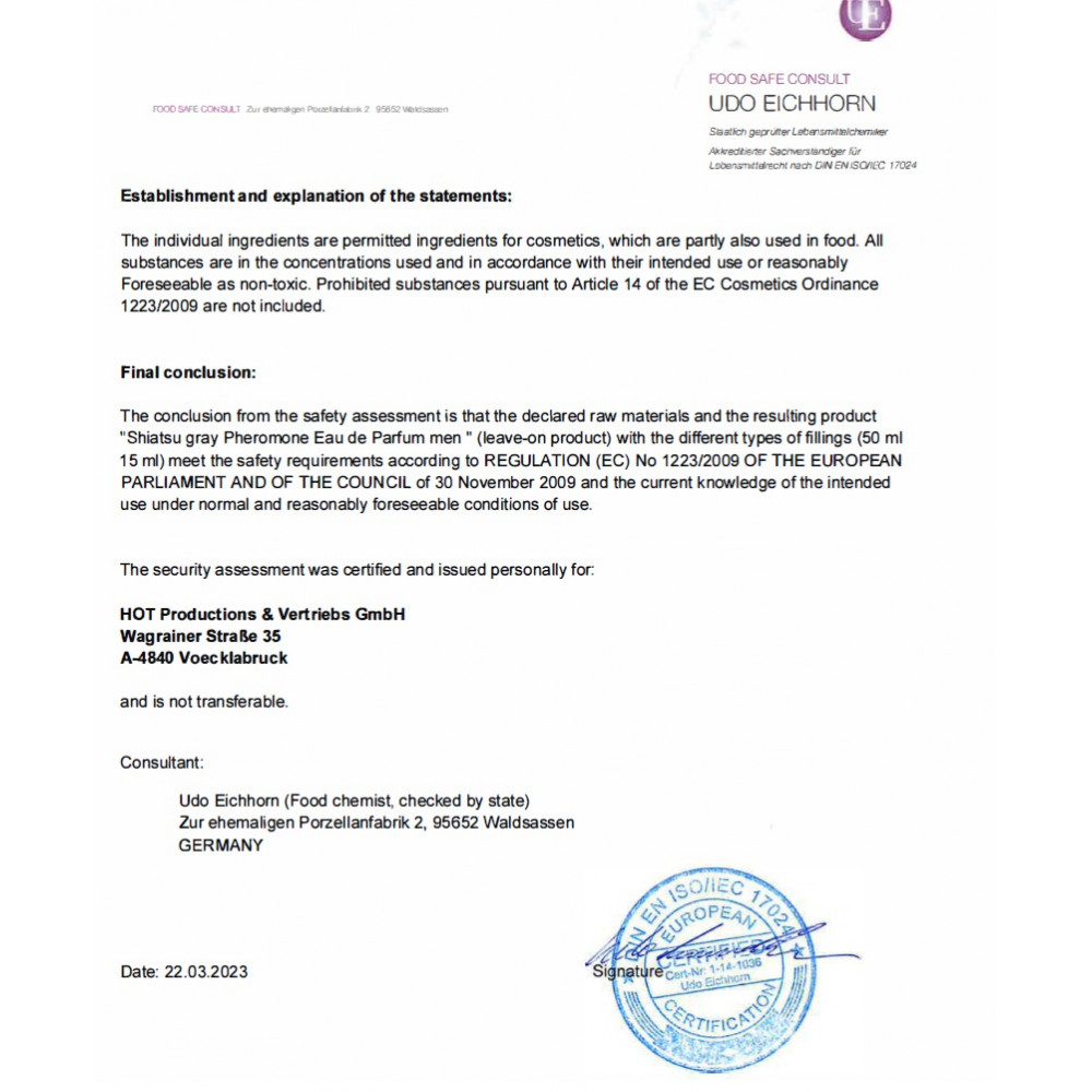 Разное - Духи с феромонами мужские SHIATSU Pheromone Fragrance men grey, 15 мл 7